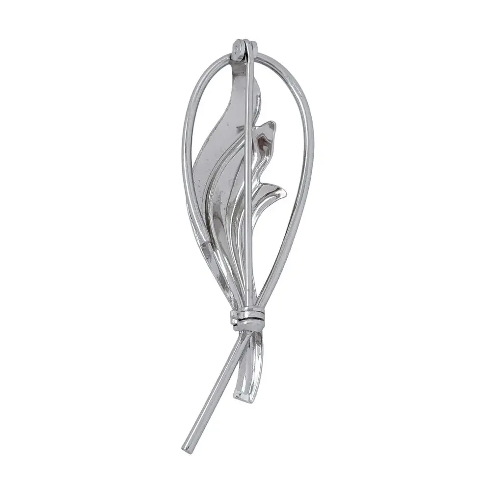 Vintage Sterling Silver 925 Art Nouveau Brooch